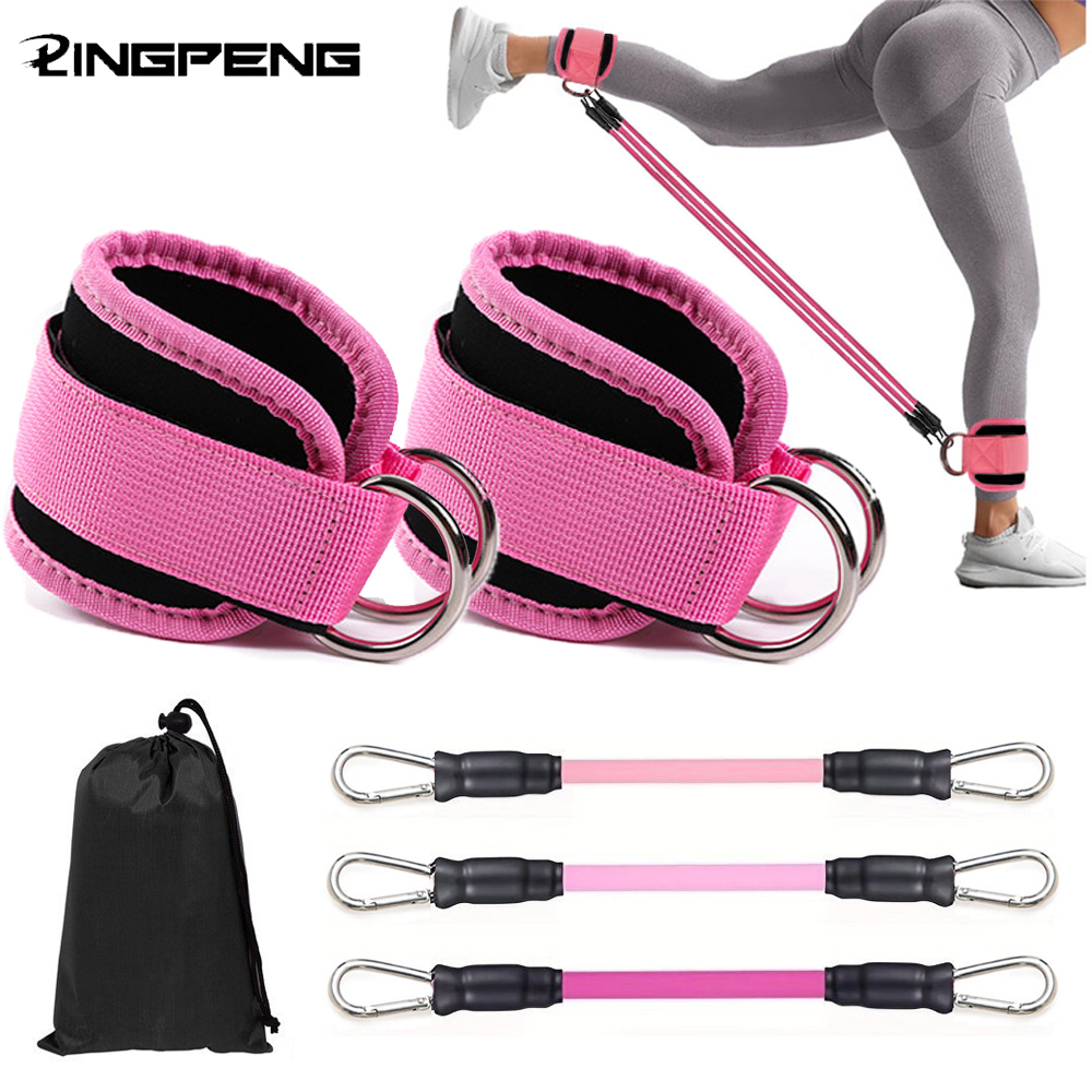 Pilates Ankle Strap - Knöchelriemen, Widerstandsbänder, Set, Fitness, Workout, Trainingsgeräte,