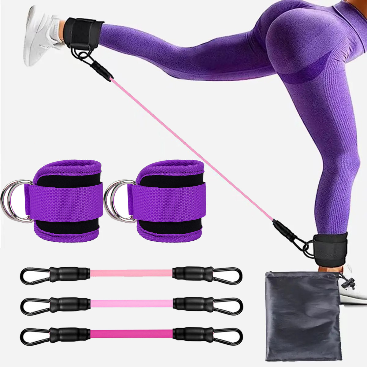 Pilates Ankle Strap - Widerstands bänder mit Knöchel riemen Fitness