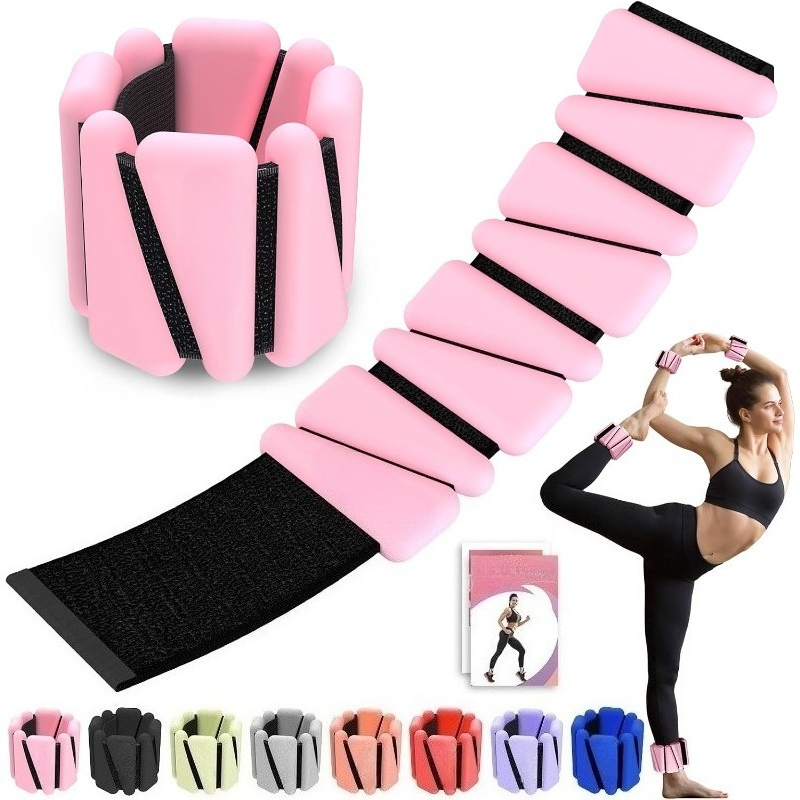 Pilates Ankle Strap - Handgelenk- und Fußgelenkgewichte für Frauen, Verstellbares