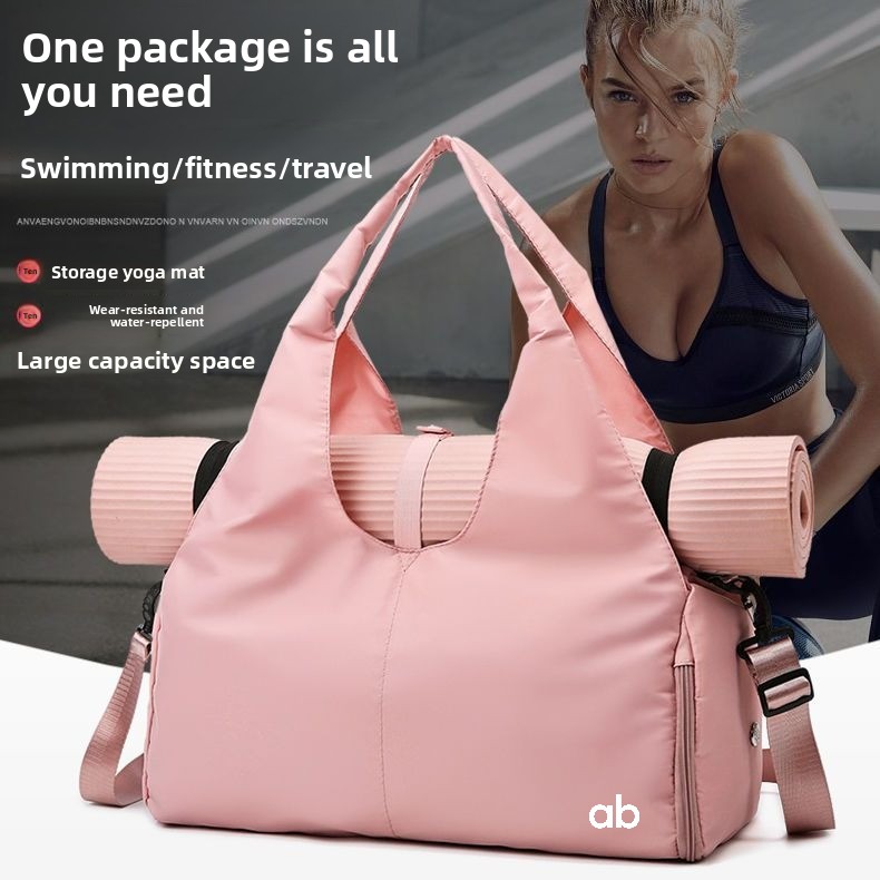 Pilates Yoga Bag - Damen Yoga-Fitness-Tasche mit großer Kapazität, Unisex-Reisetasche