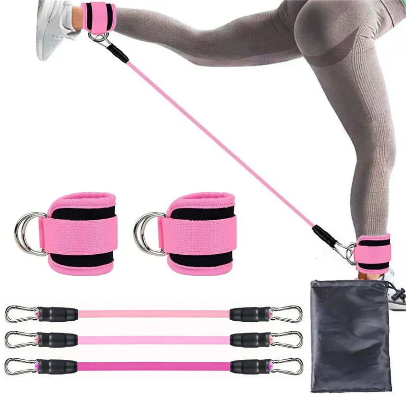 Pilates Ankle Strap - Knöchelriemen, Widerstandsbänder, Set, Fitness, Workout, Trainingsgeräte,