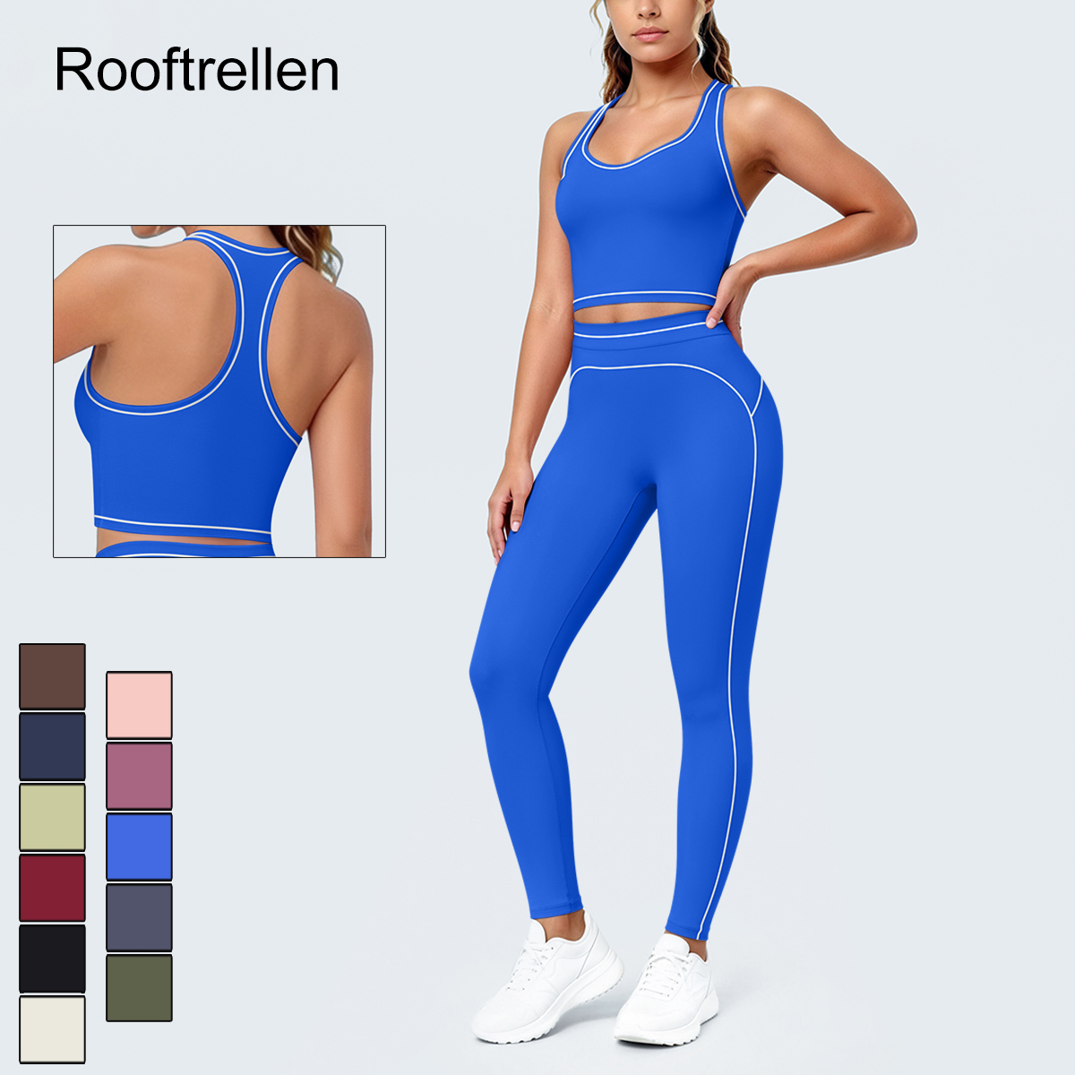 Damen Sommer Fitness Yoga Set  – Pilates Yoga Leggings Bewertung und Preis