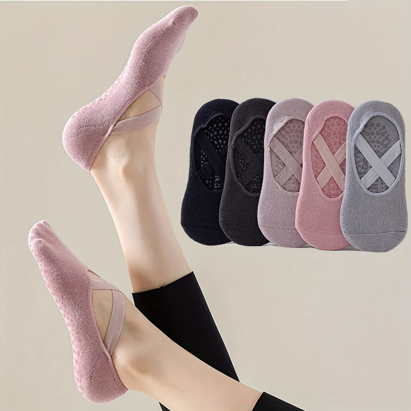 5-Paar Yoga-Socken in reiner F – Pilates Ankle Strap Bewertung und Preis