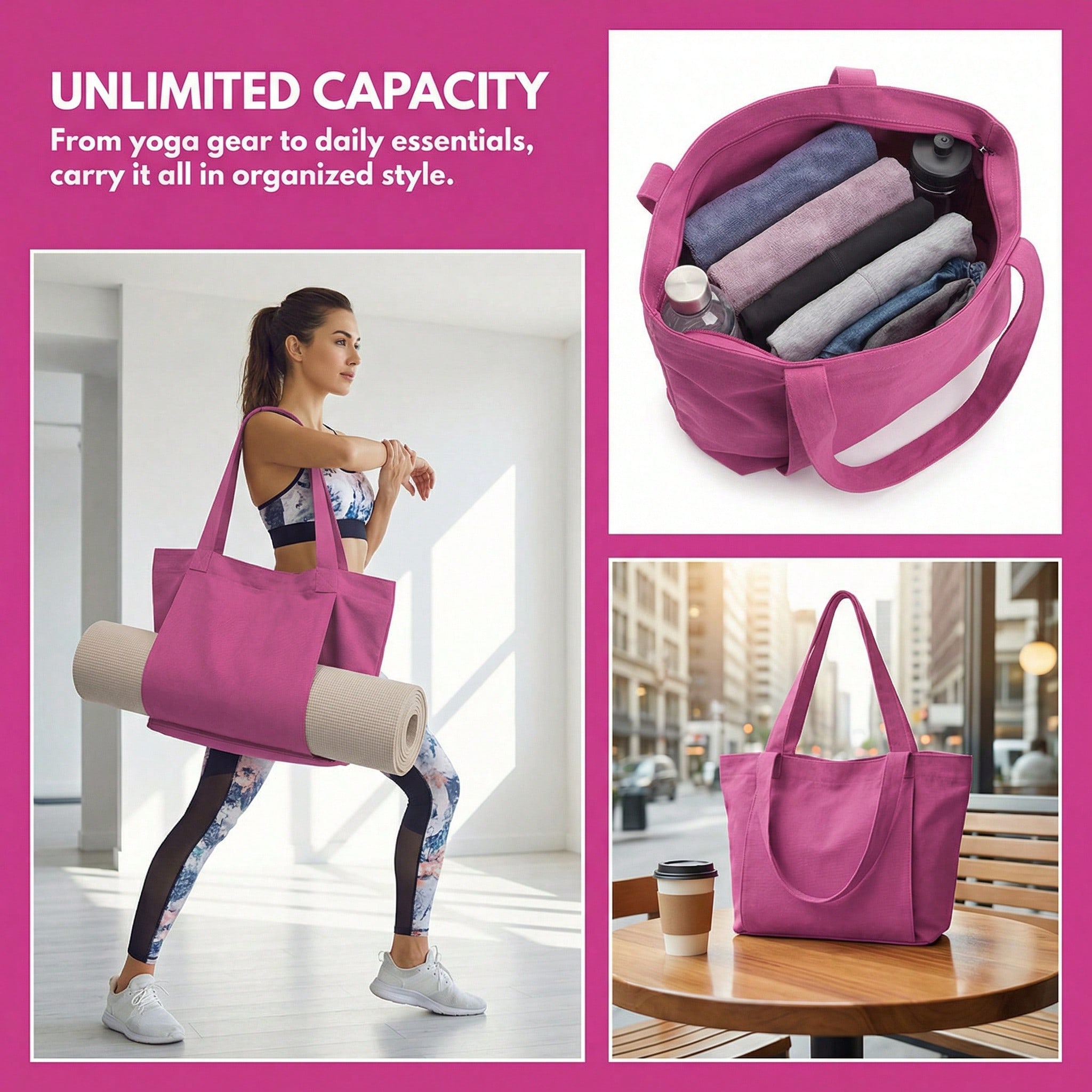 Yoga-Tasche, Sporttasche für D – Pilates Yoga Bag Bewertung und Preis