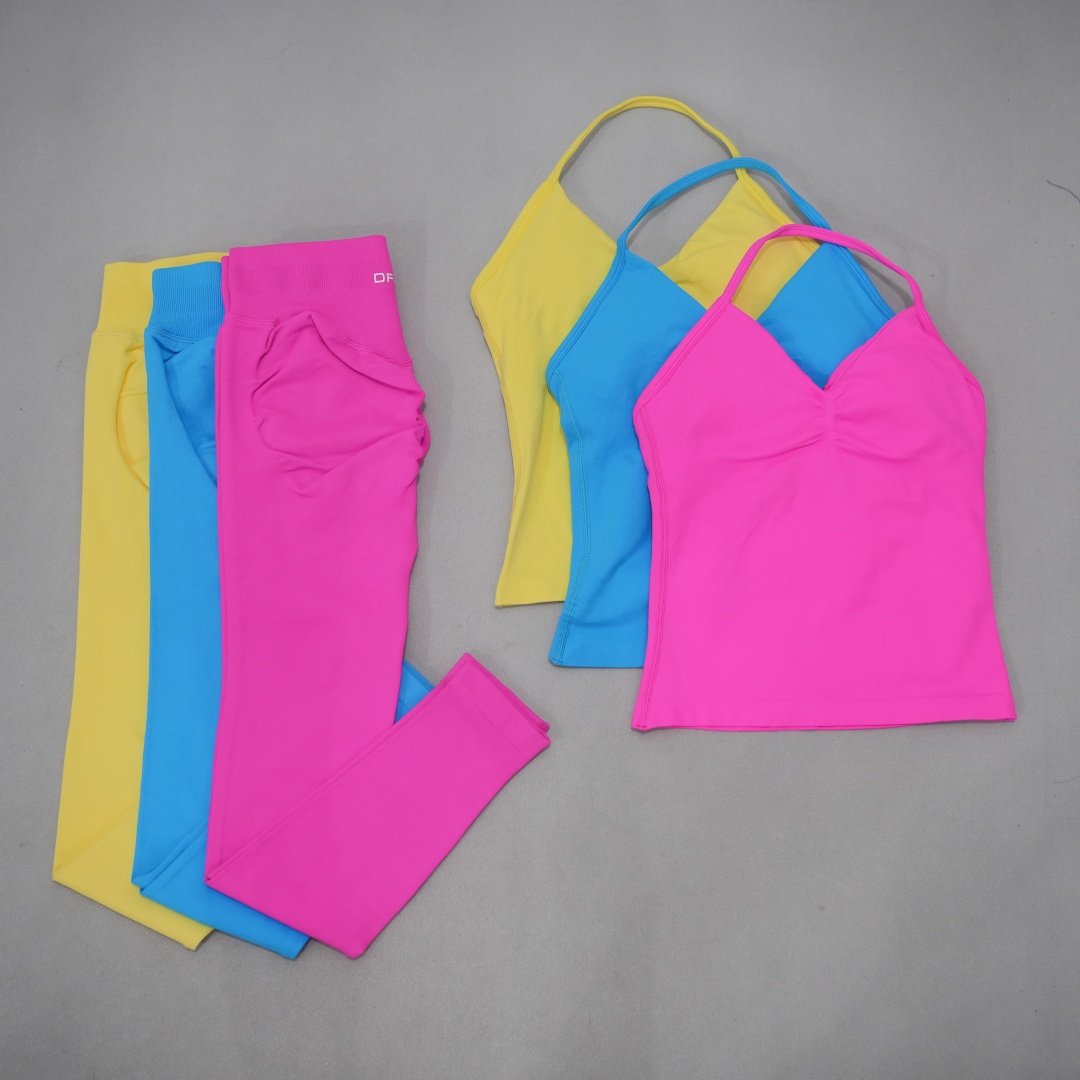 DFDK Nahtloser 2-Teiliger Spor – Pilates Yoga Leggings Bewertung und Preis