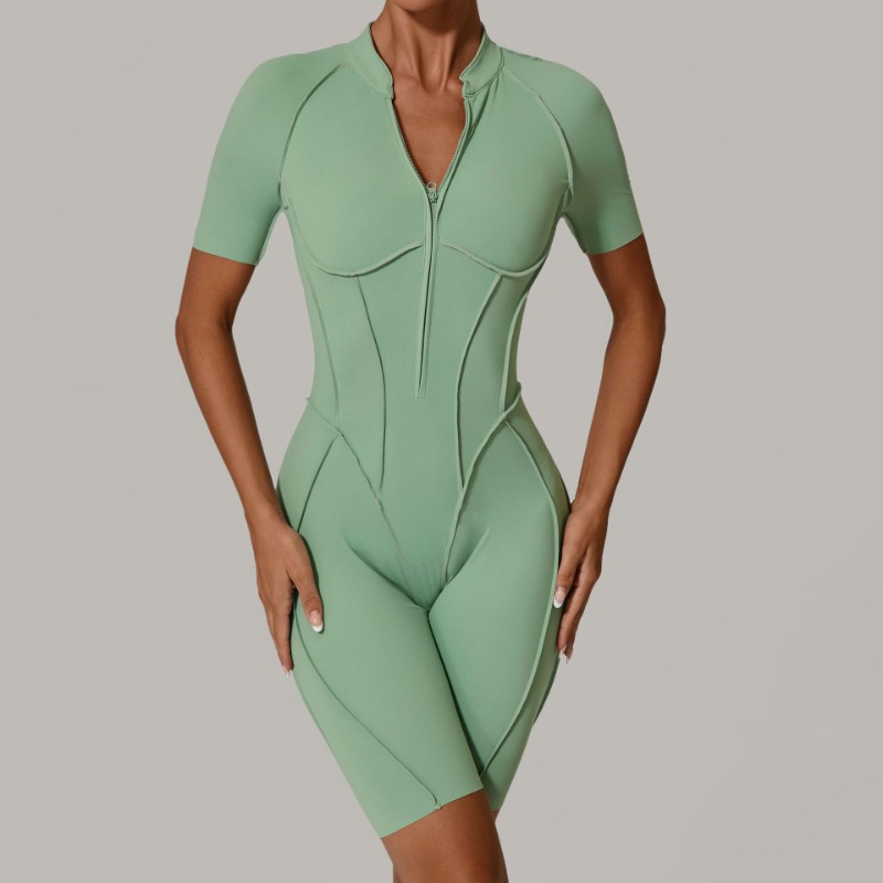 Nahtloser Damen-Jumpsuit mit R – Pilates Yoga Clothes Bewertung und Preis