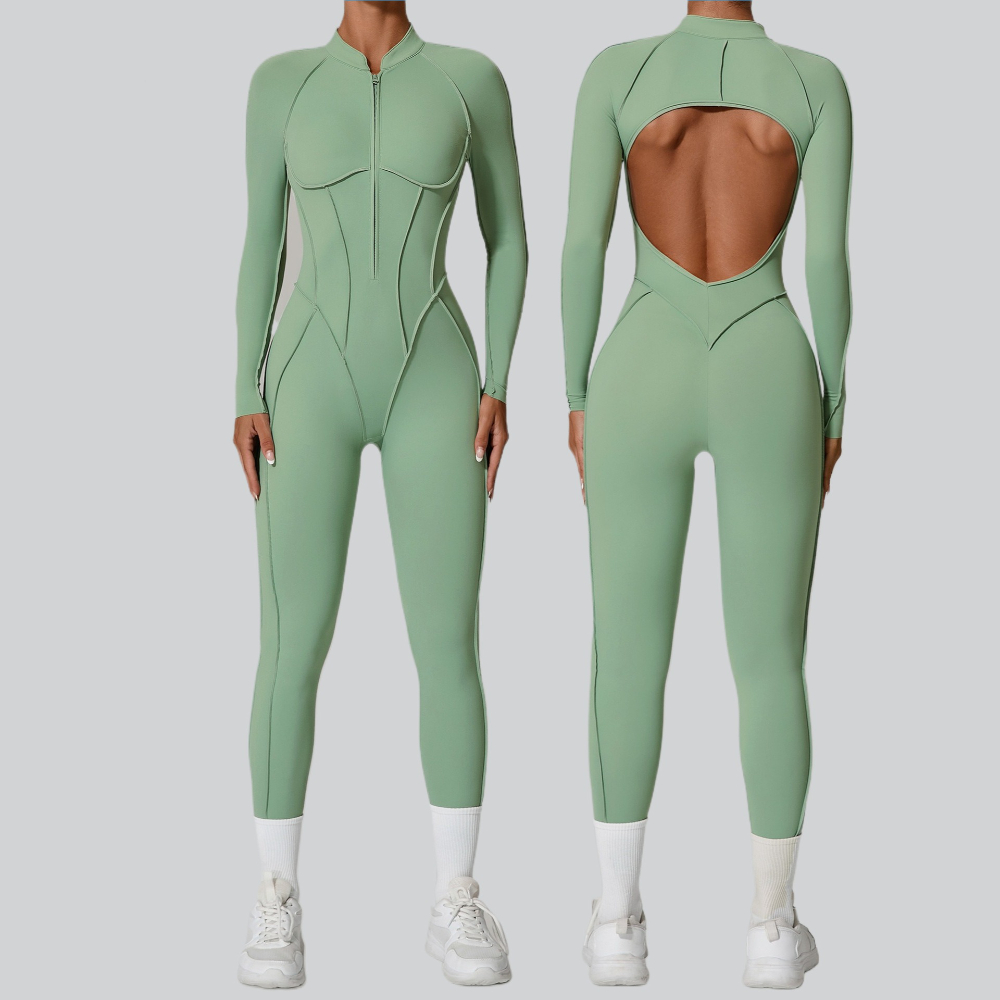Nahtloser Damen-Jumpsuit mit R – Pilates Yoga Clothes Bewertung und Preis