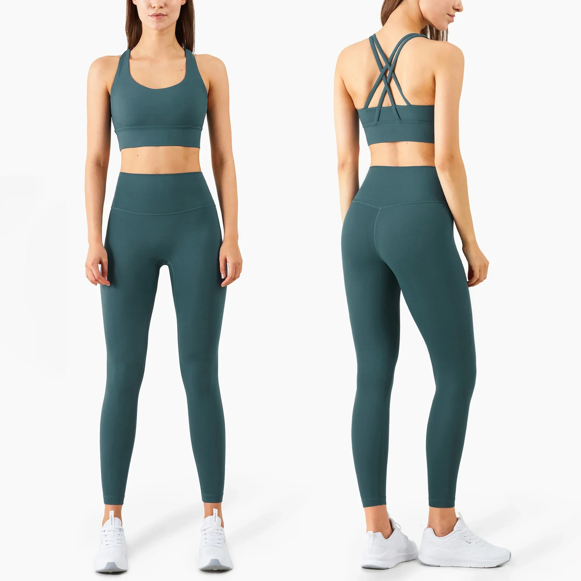 Damen Zweiteiliger Yoga-Anzug  – Pilates Yoga Leggings Bewertung und Preis