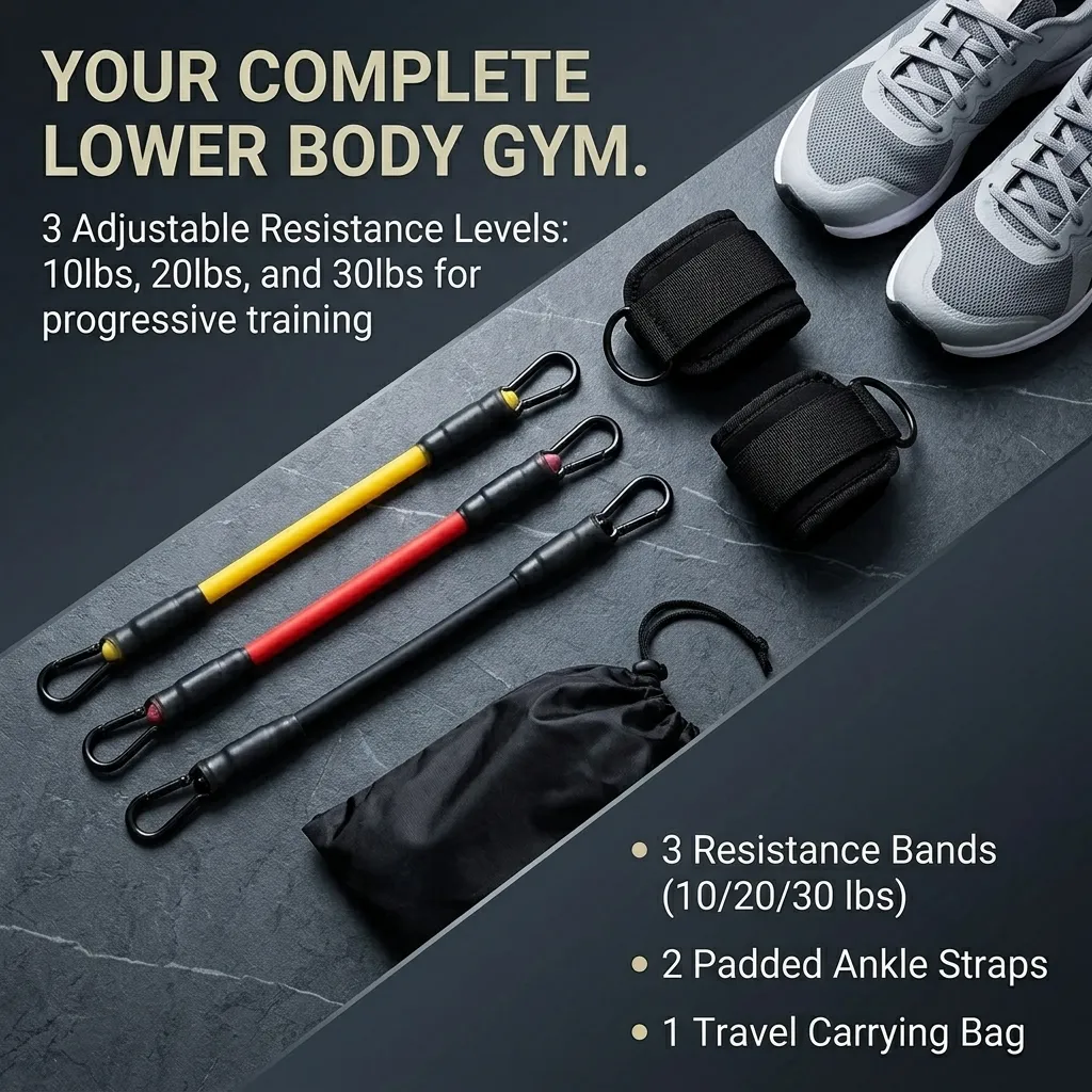 5-teiliges Knöchel-Widerstands – Pilates Ankle Strap Bewertung und Preis