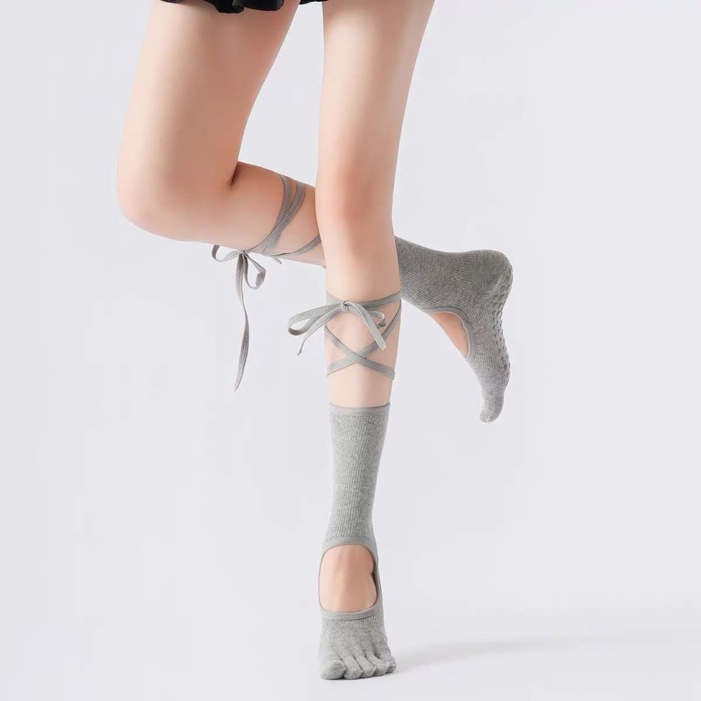Ballerina-Yoga-Socken mit Schn – Pilates & Yoga Studio Alineacion Bewertung und Preis