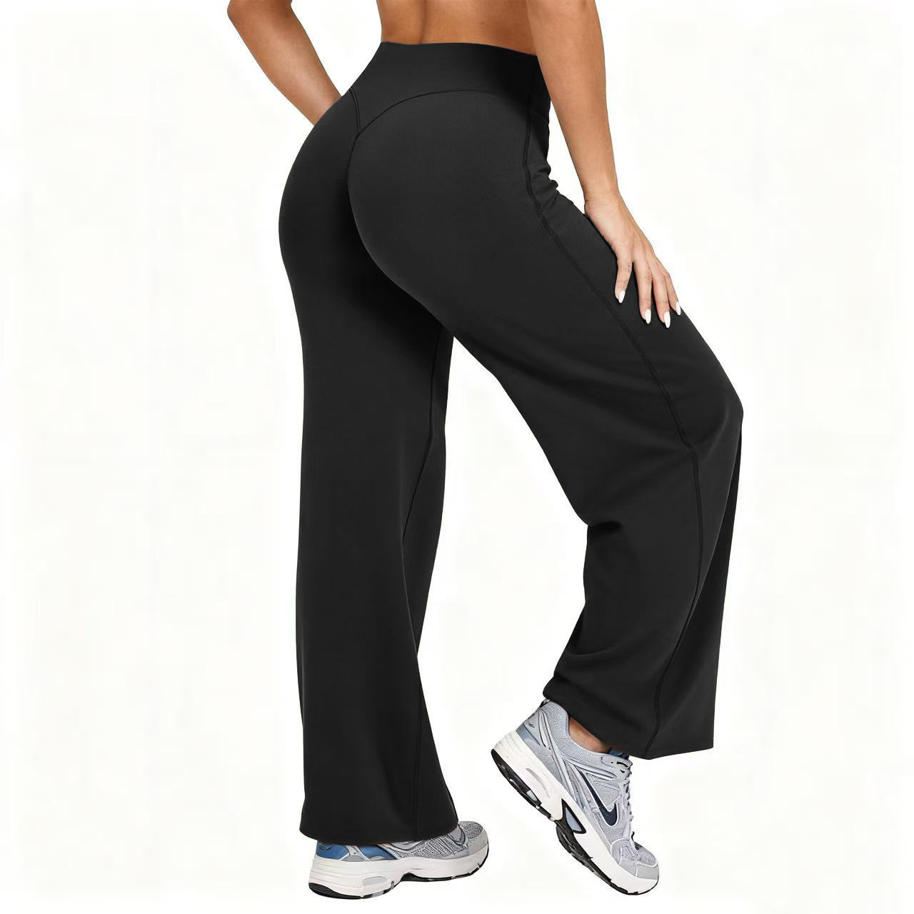 Damen Plus Size Yoga Weitbein- – Pilates & Yoga Studio Alineacion Bewertung und Preis